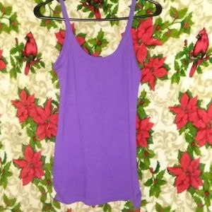 Purple Tank top Plain